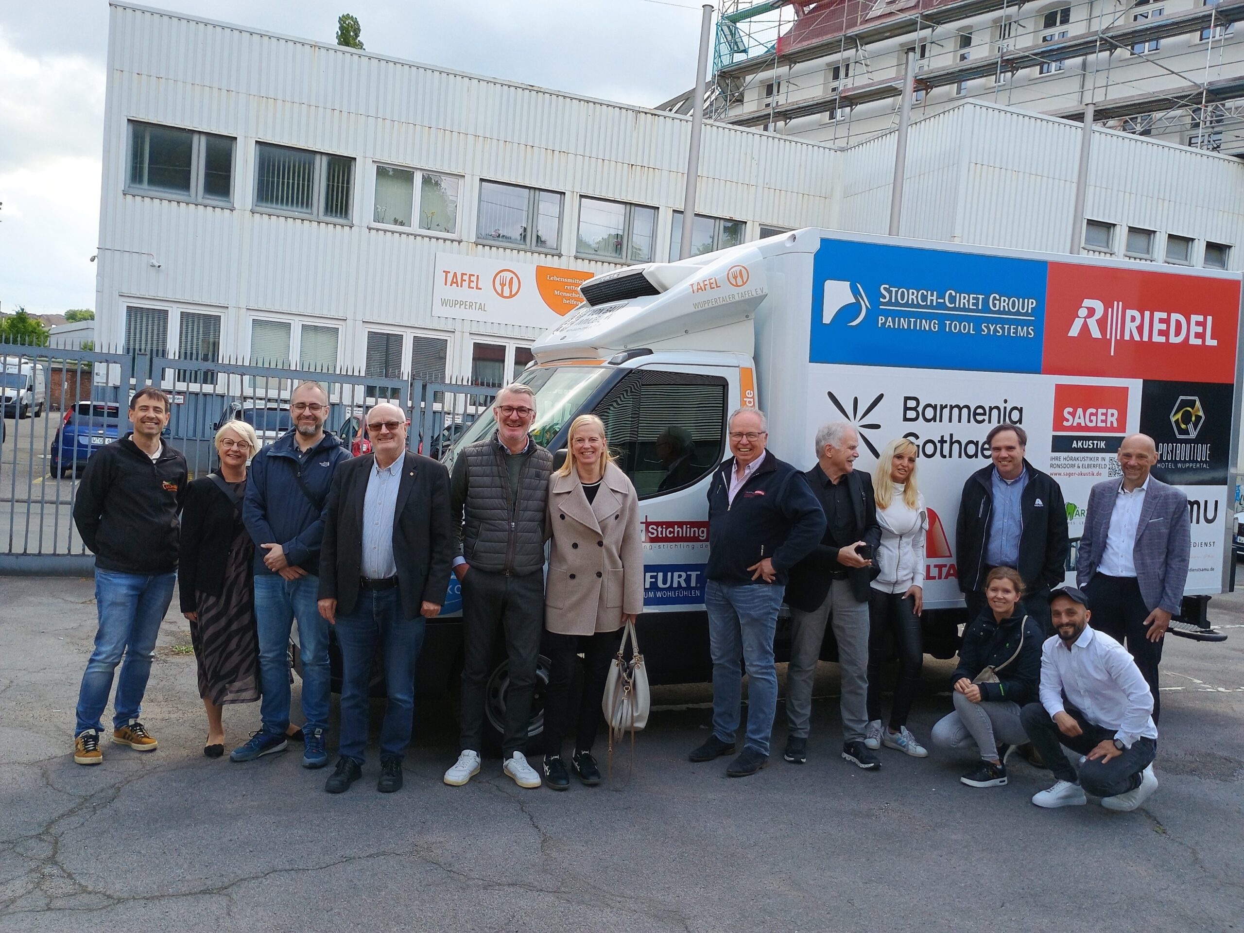 Unterstützung der Wuppertaler Tafel bei der Anschaffung eines neuen Fahrzeugs